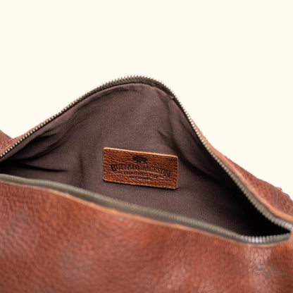 Ryder Reserve Bisonleder Reisetasche – Elegante Brauntöne für Stilvolle Reisen