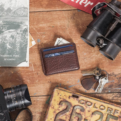 Roosevelt Slim Leder Geldbörse Limitierte Edition | Bisongrain