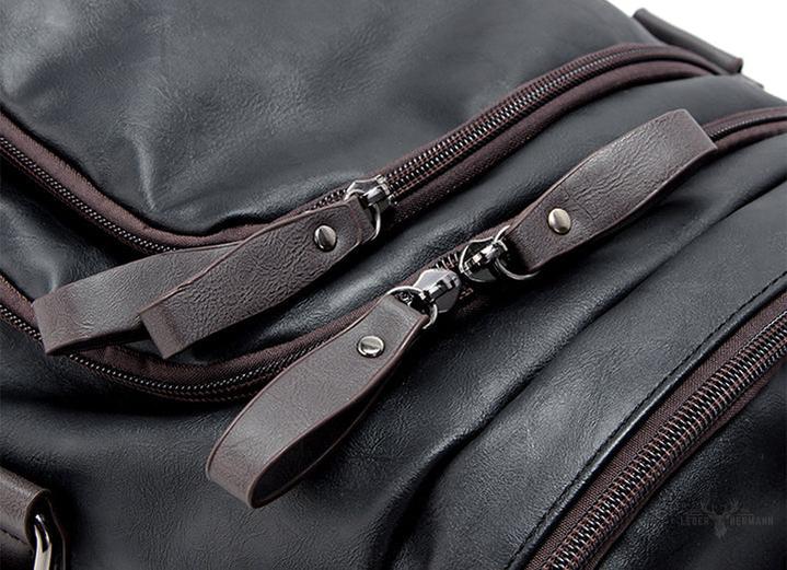 Reise-Lederrucksack – Hochwertige Ledermaterialien, bequem zum Mitnehmen