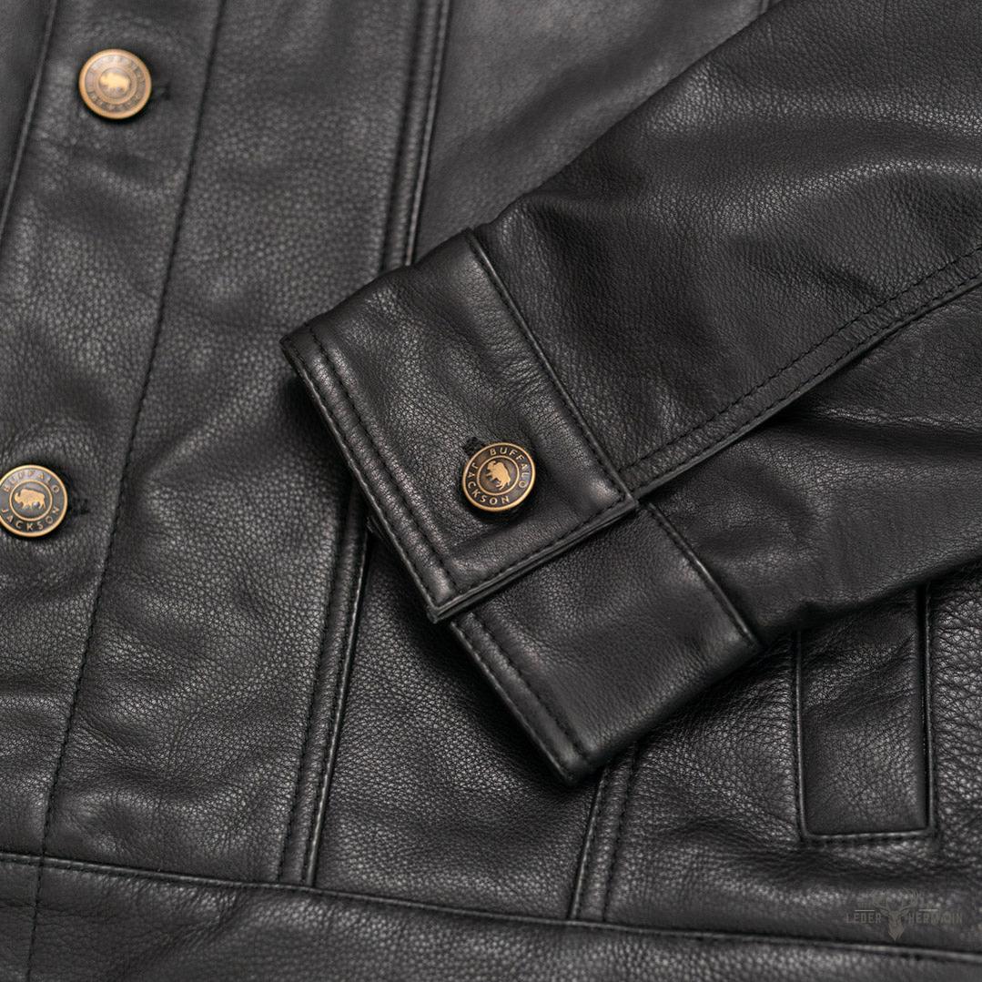 Driggs Lederjacke in Schwarz – Stilvoller und moderner Lederblazer für jeden Anlass