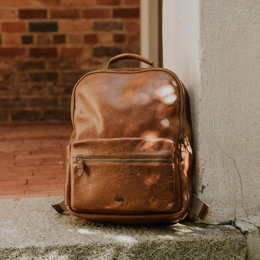 Leder-Rucksack Walker – Rustikaler Stil, Elegant und Funktional