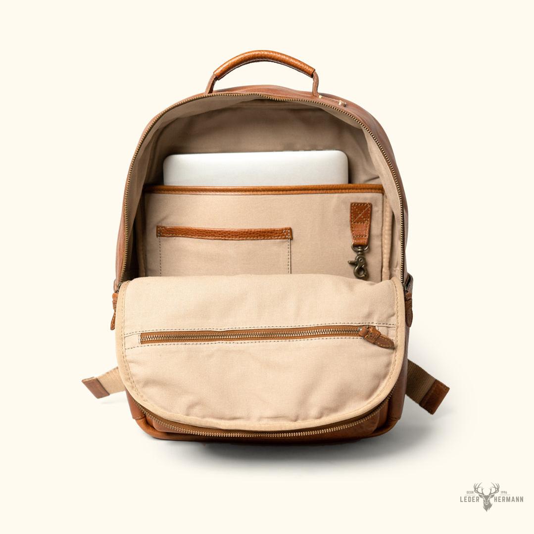 Leder-Rucksack Walker – Rustikaler Stil, Elegant und Funktional