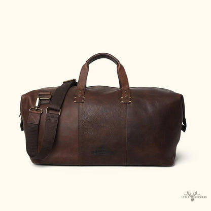 Vintage-Oak-Wochenkoffertasche aus Leder Walker für einen eleganten und zeitlosen Look