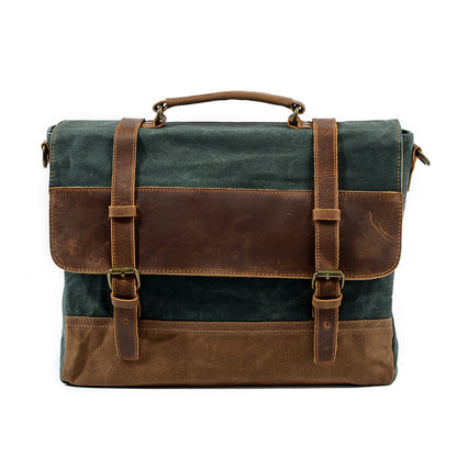 Wachs-Canvas Messenger-Tasche | MOKALO